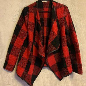 NEW Buffalo Check Cotton Jacket Red/Black